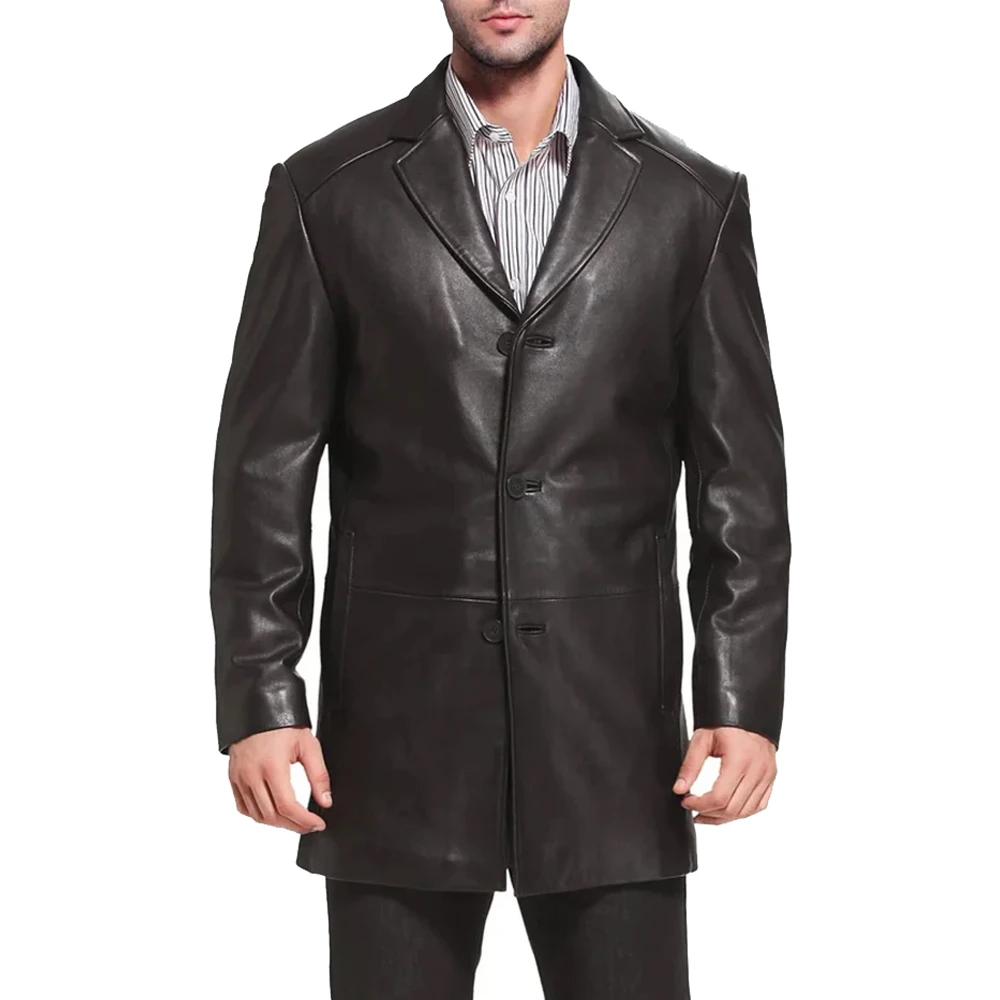 34-length-black-leather-car-coat-mens