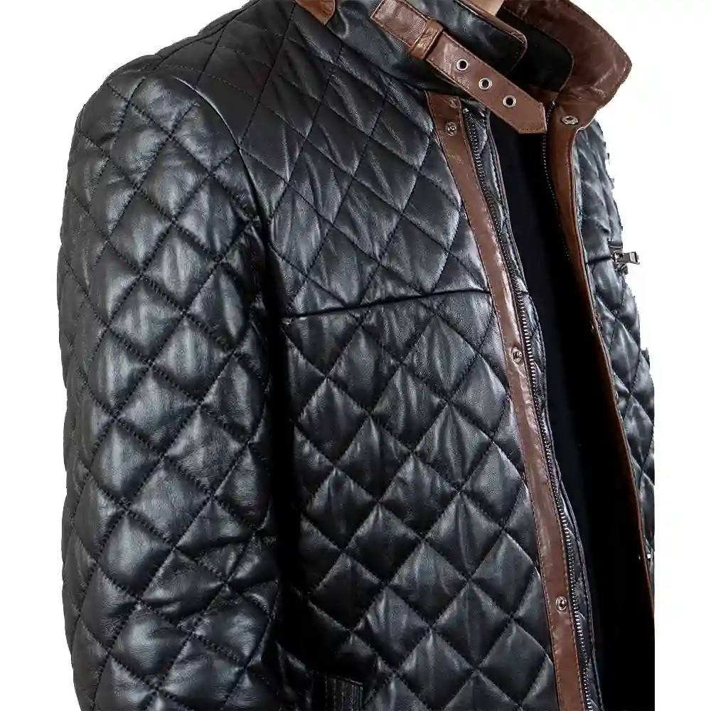 black-leather-diamond-quilted-car-coat