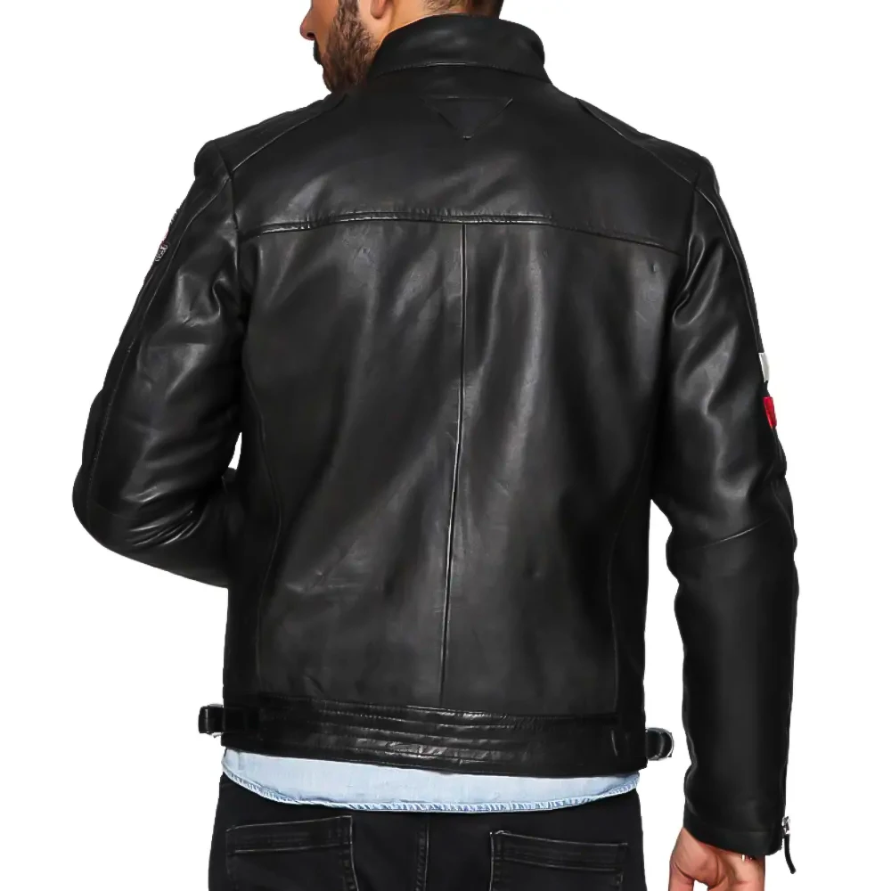 mens-black-cafe-leather-jacket-with-patches