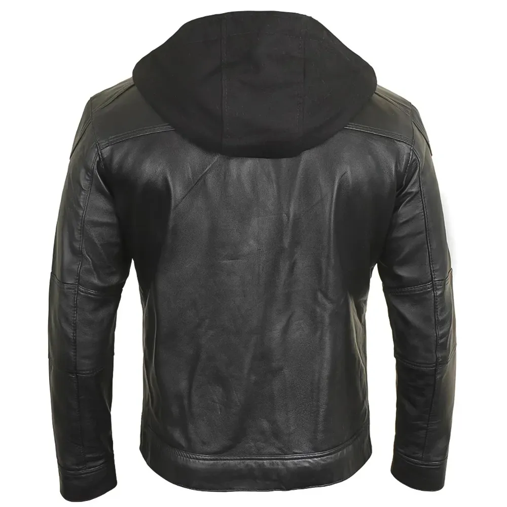 mens-black-hooded-leather-motorcycle-jacket-removable-hood