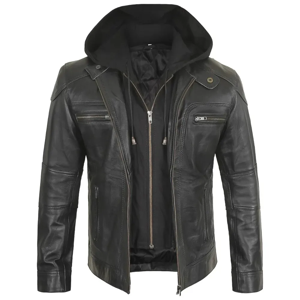 mens-black-hooded-motorcycle-jacket-with-removable-hood