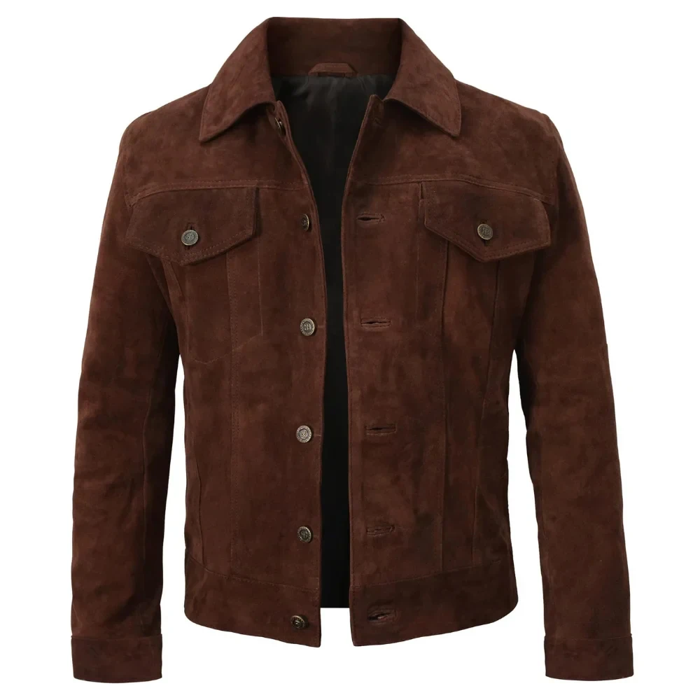 mens-shirt-collar-brown-suede-trucker-jacket