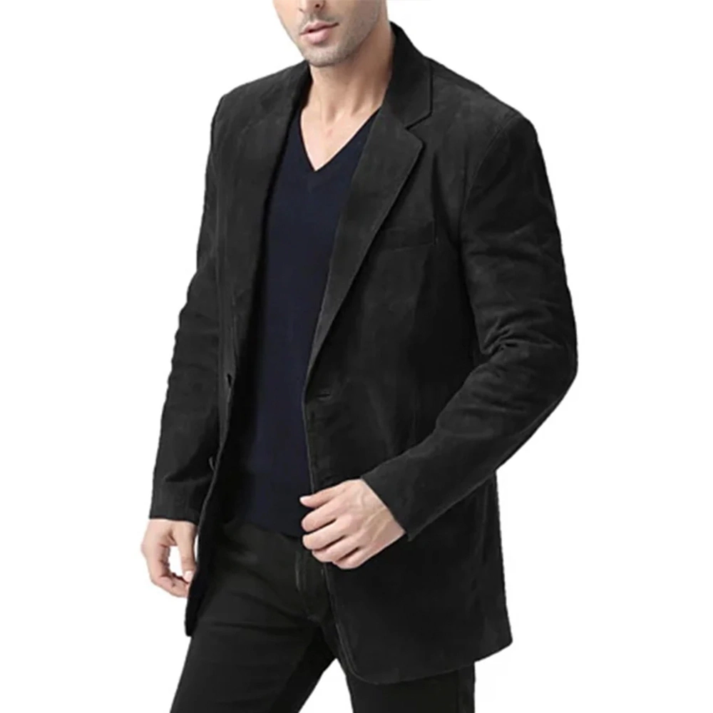 notch-lapel-black-leather-blazer-mens