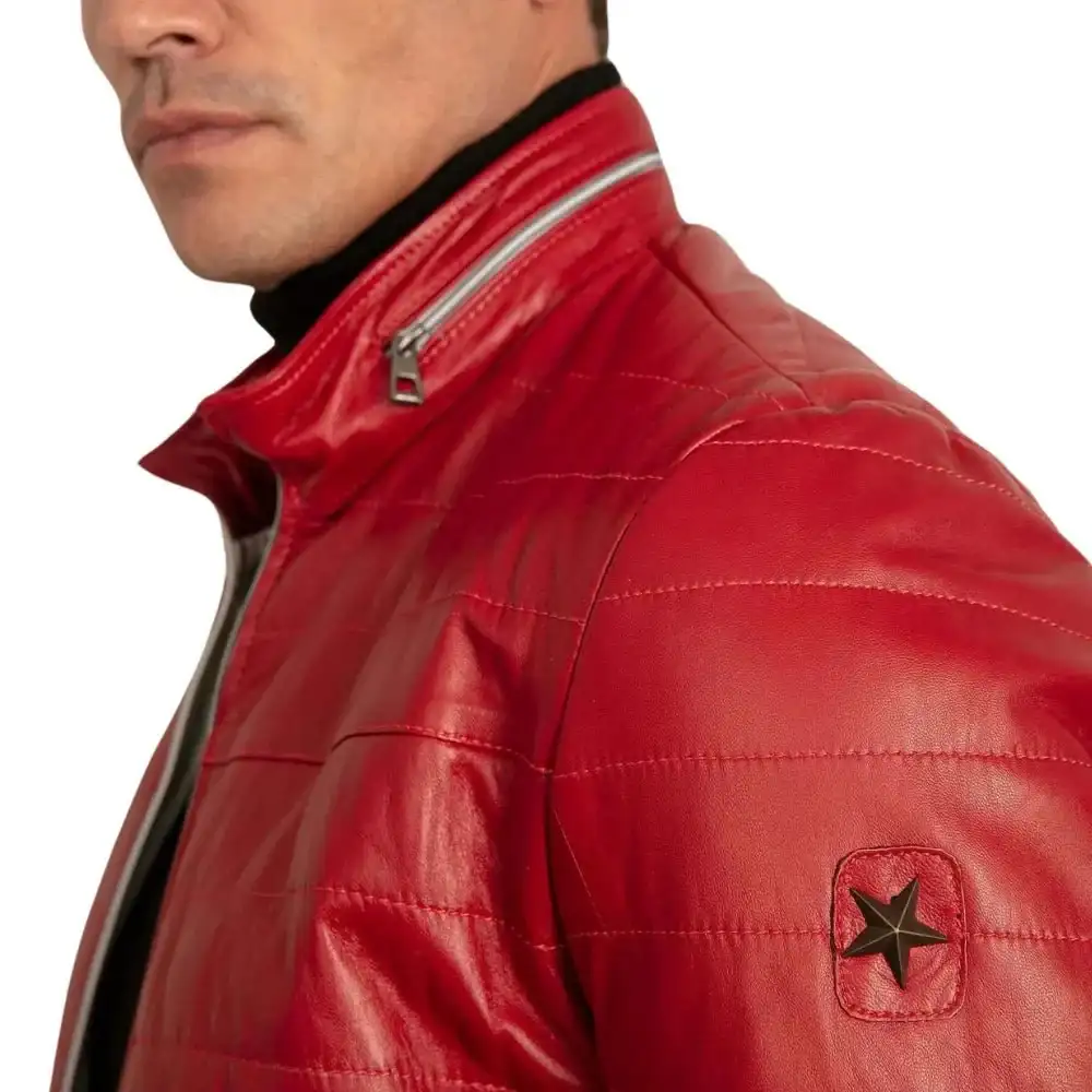 puffer-red-leather-jacket-mens