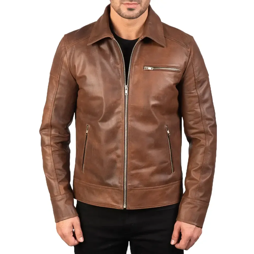 reeves-mens-brown-leather-biker-jacket