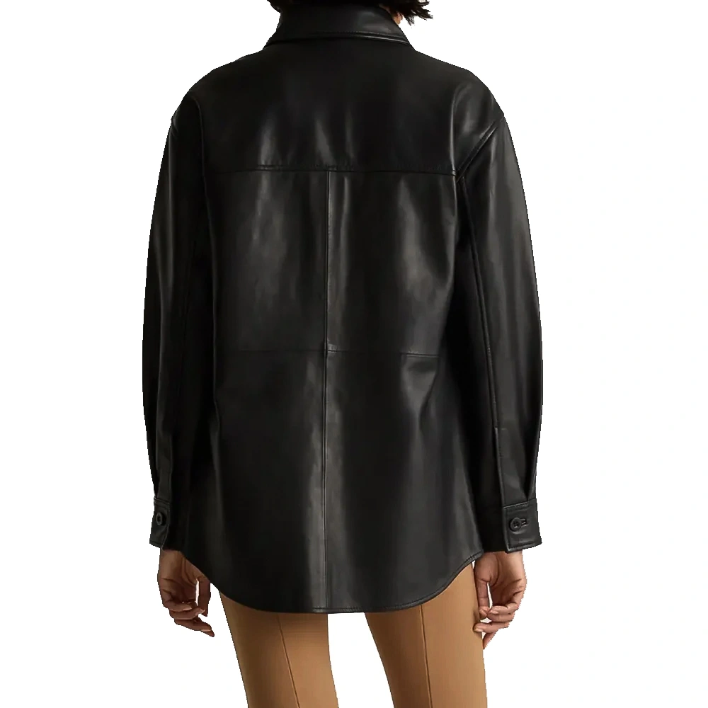 three-quarter-womens-long-leather-coat