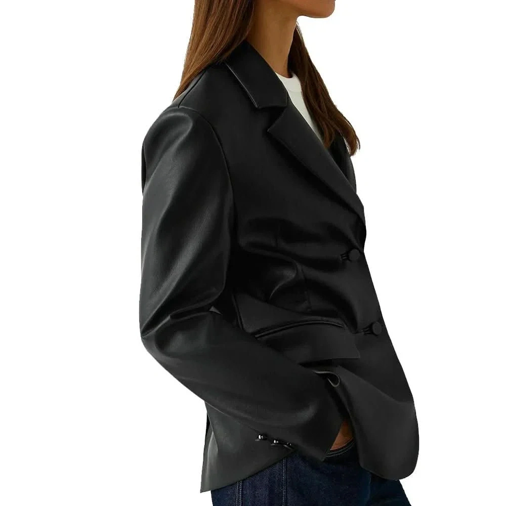 two-button-leather-blazer-womens